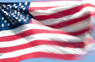 U.S.Flag.InWind