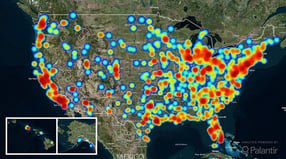 Human Trafficing Heat Map
